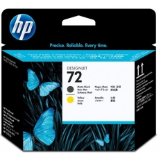 HP 72 Matte Black and Yellow DesignJet Printhead (C9384A)